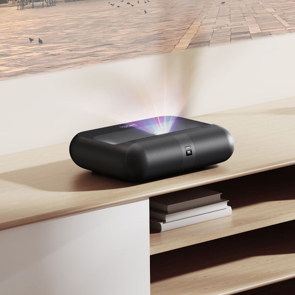 Projektorid Yaber Yaber K300s Multimedia Laser RGB FullHD 1080p Projector with JBL Speakers - Black