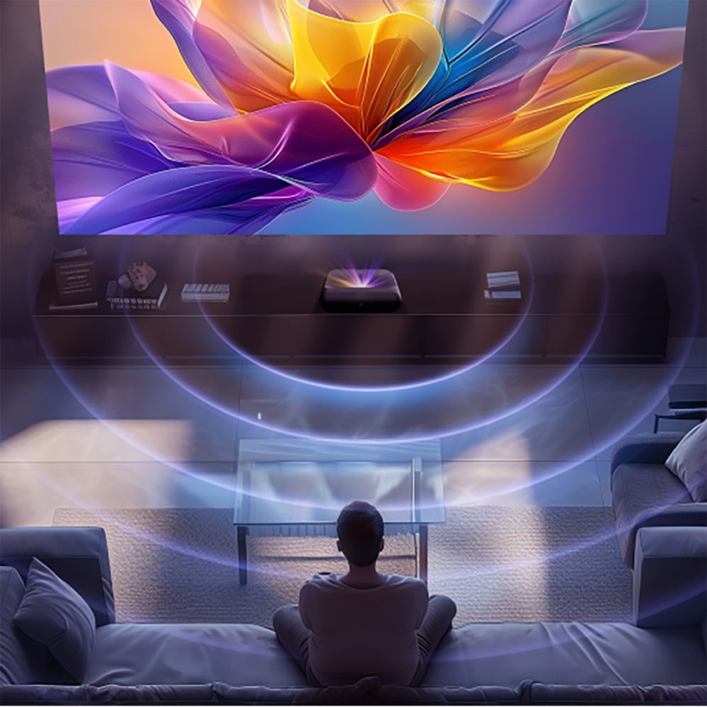 Projektorid Yaber Yaber K300s Multimedia Laser RGB FullHD 1080p Projector with JBL Speakers - Black