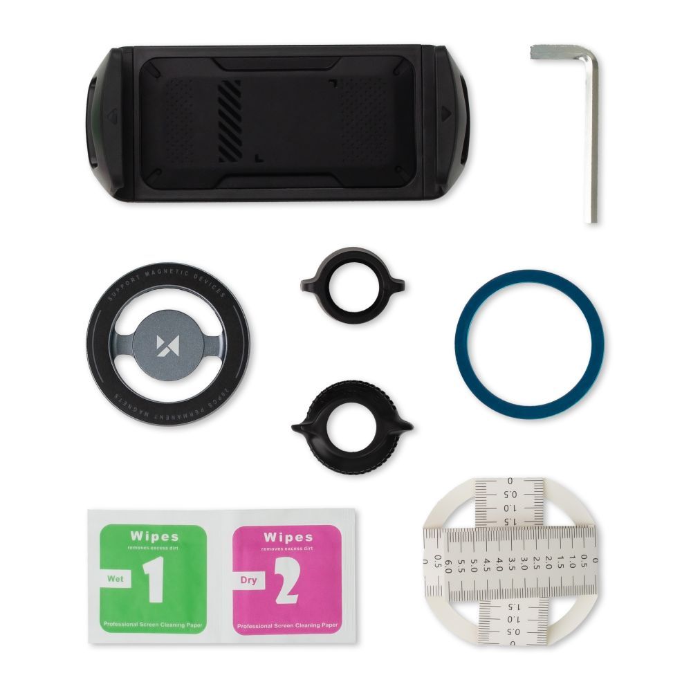 Mobile phone accessories Wozinsky Wozinsky WTY0YS1 magnetic holder, 360° rotating, solid, for phone and tablet - gray