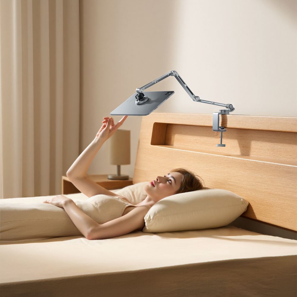 Mobile phone accessories Wozinsky Wozinsky WTY0YS1 magnetic holder, 360° rotating, solid, for phone and tablet - gray