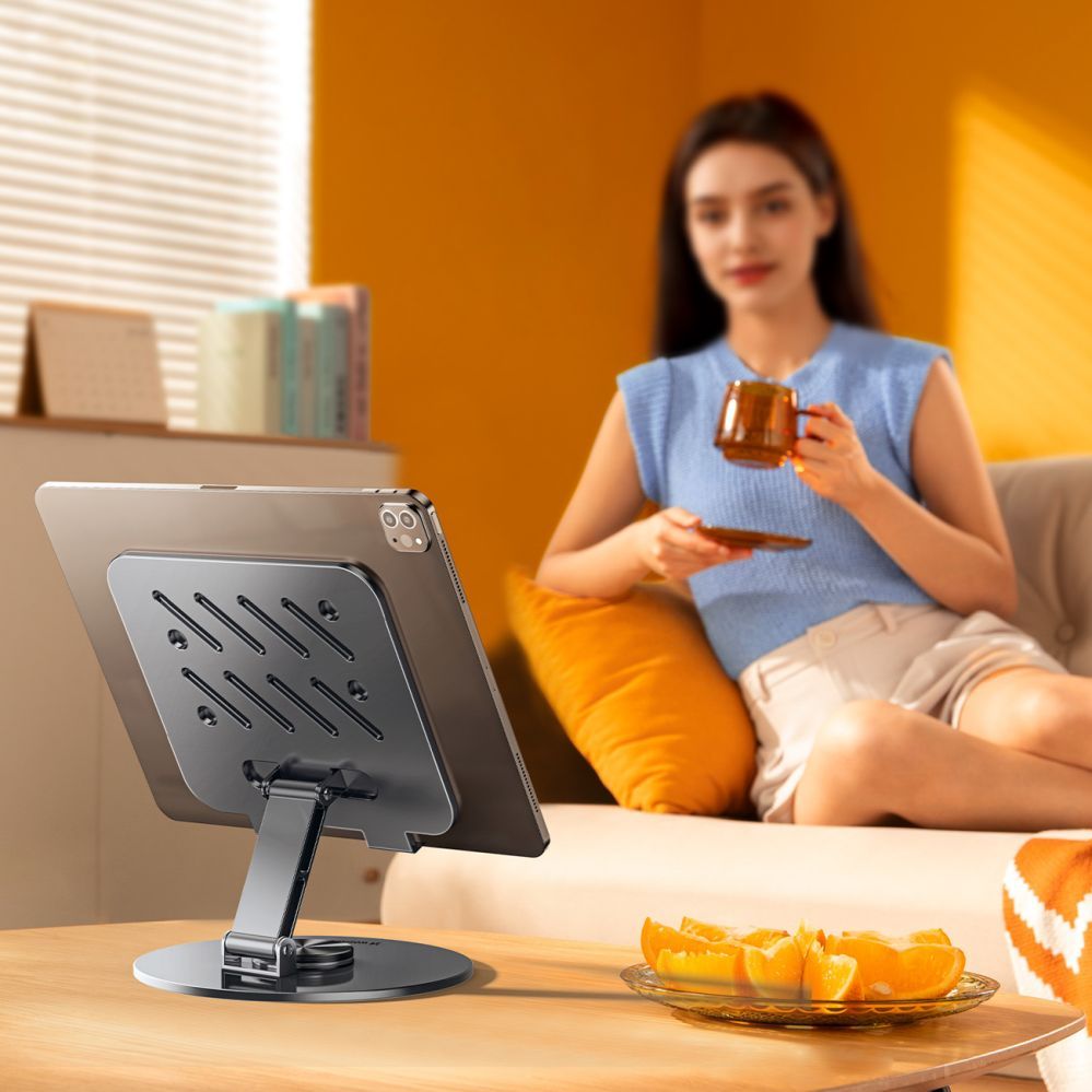 Other Wozinsky Wozinsky WRS-DSY84SS 360° Rotating Aluminum Tablet Stand - Gray