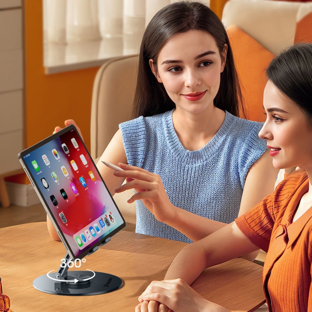 Other Wozinsky Wozinsky WRS-DSY84SS 360° Rotating Aluminum Tablet Stand - Gray