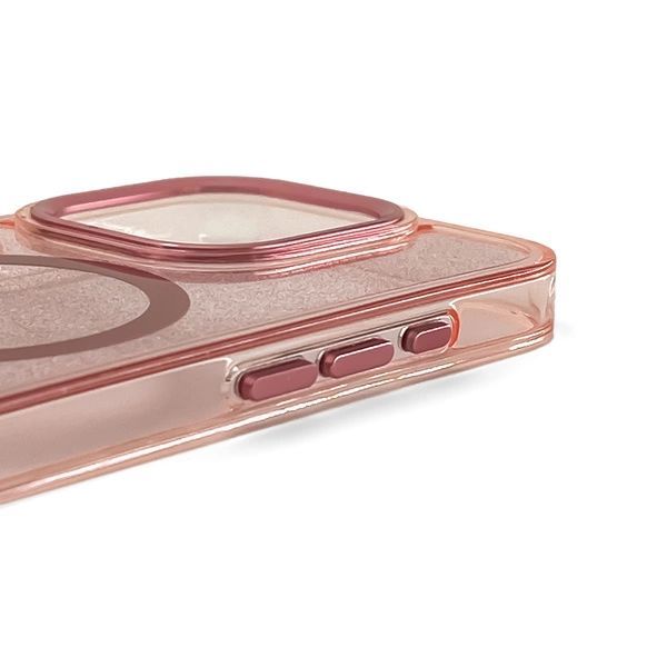 Nugarėlės dėklai Hurtel Glitter Case with MagSafe for iPhone 16e - Pink