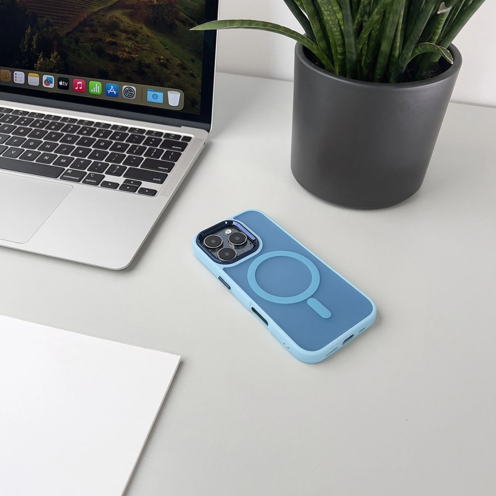 Nugarėlės dėklai Hurtel Fashion Case with MagSafe for iPhone 16e - Blue
