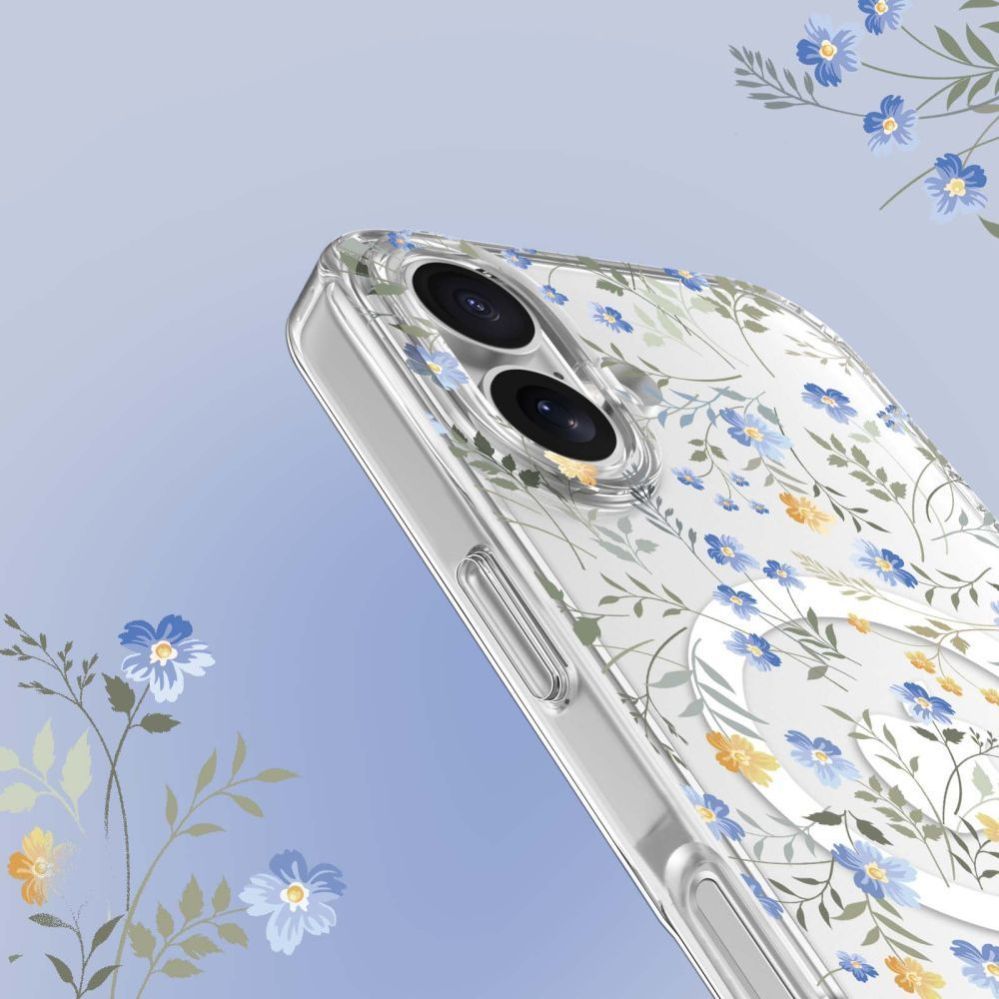 Other goods Tech-Protect Tech-Protect FlexAir MagSafe iPhone 16e Case - Daisies with Leaves