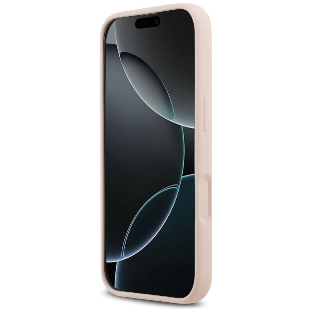 Kitos prekės Karl Lagerfeld Karl Lagerfeld Silicone Karl&Choupette Ring MagSafe Case for iPhone 17 - Pink