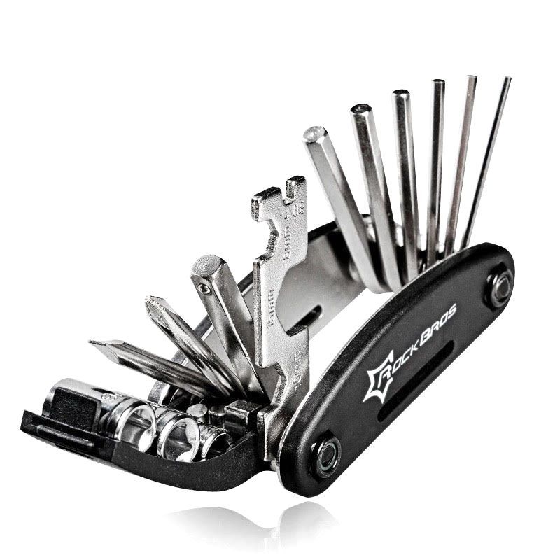 Jalgratta tarvik Rockbros Rockbros GJ1601 16-in-1 multi-tool for bicycle repair - black
