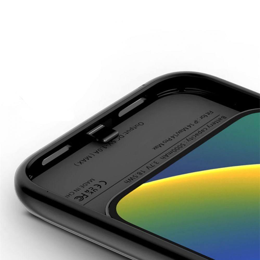 Väline aku Tech-Protect Tech-Protect PowerCase for iPhone 15 Pro with MagSafe and 7000mAh Powerbank - Black