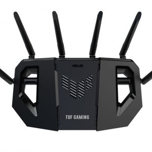 Ruuterid Asus  | Dual Band WiFi 7 Extendable Gaming Router | TUF Gaming BE6500 | 802.11be | 6500 Mbit/s | Ethernet LAN (RJ-45) ports 4 | Mesh Support Yes | MU-MiMO Yes | Antenna type External fixed | 1 
