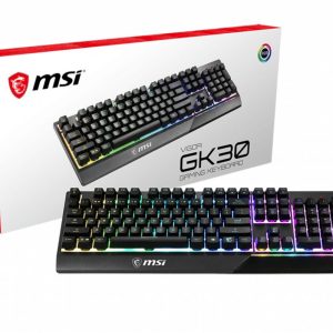 Arvuti klaviatuur MSI  Vigor GK30 Gaming Keyboard, US Layout, Wired, Black 