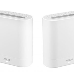 Ruuterid Asus  Wifi 6 802.11ax Tri-band Business Mesh System  EBM68 (2-Pack) 802.11ax, 4804 Mbit/s, 10/100/1000 Mbit/s, Ethernet LAN (RJ-45) ports 3, MU-MiMO No, No mobile broadband, Antenna type Internal, White 