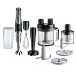 Maišytuvai ir maišytuvai Braun  MQ9187XLI MultiQuick 9 Hand Blender, Black/Stainless Steel 