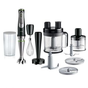 Mixers and blenders Braun  MQ9187XLI MultiQuick 9 Hand Blender, Black/Stainless Steel 