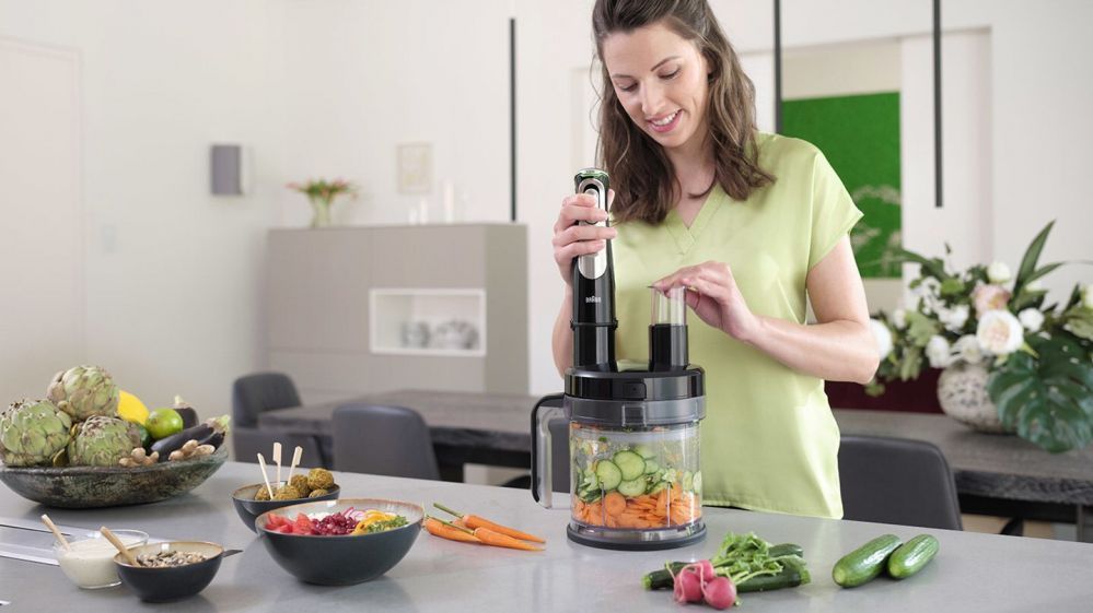 Mikserid ja blenderid Braun MQ9187XLI MultiQuick 9 Hand Blender, Black/Stainless Steel