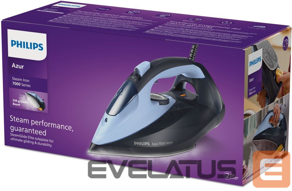 Iron Philips DST7041/20 Steam Iron, Blue