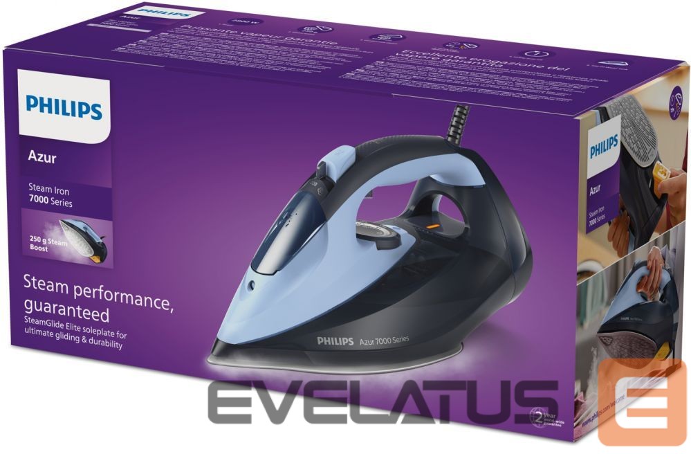 Iron Philips DST7041/20 Steam Iron, Blue