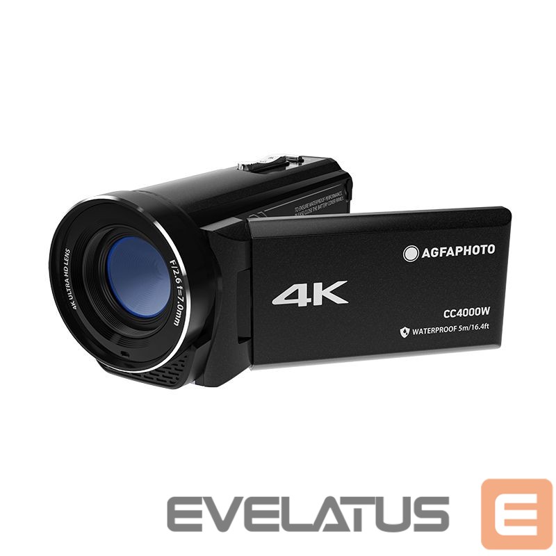 Kaameratarvik Agfaphoto AGFA CC4000WBK Waterproof Camcorder