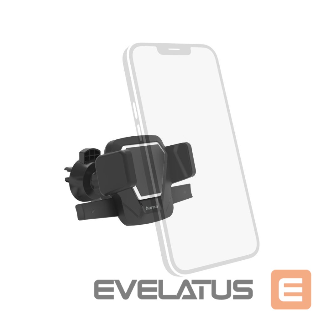 Automaatne hoidja Hama Hama 00201509 Easy Snap Car Mobile Phone Holder for Grating, 360 Rotation Universal