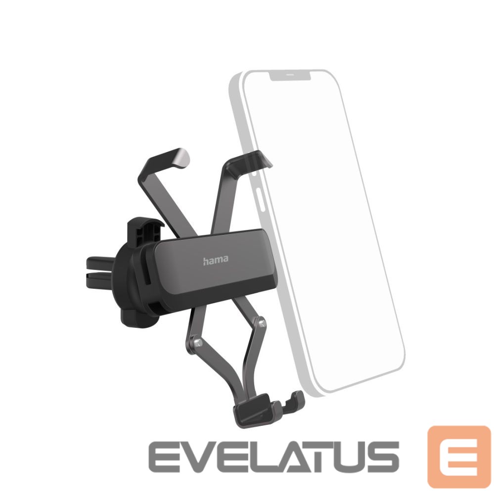 Automaatne hoidja Hama Hama 00201511 Gravity Pro Car Mobile Phone Holder for Grating, Adjustable, Universal