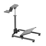 Kitas kompiuterio priedas White Shark  CONQUEROR-2 Foldable Racing Steering Wheel Stand With Gear Shifter Mount 