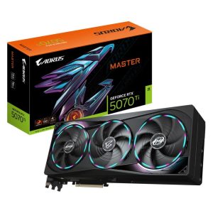 Графическая карта / Видеокарты Gigabyte  Graphics Card||NVIDIA GeForce RTX 5070 Ti|16 GB|GDDR7|256 bit|PCIE 5.0 16x|GPU 2670 MHz|Dual Slot Fansink|1xHDMI|3xDisplayPort|GV-N507TAORUSM-16GD 
