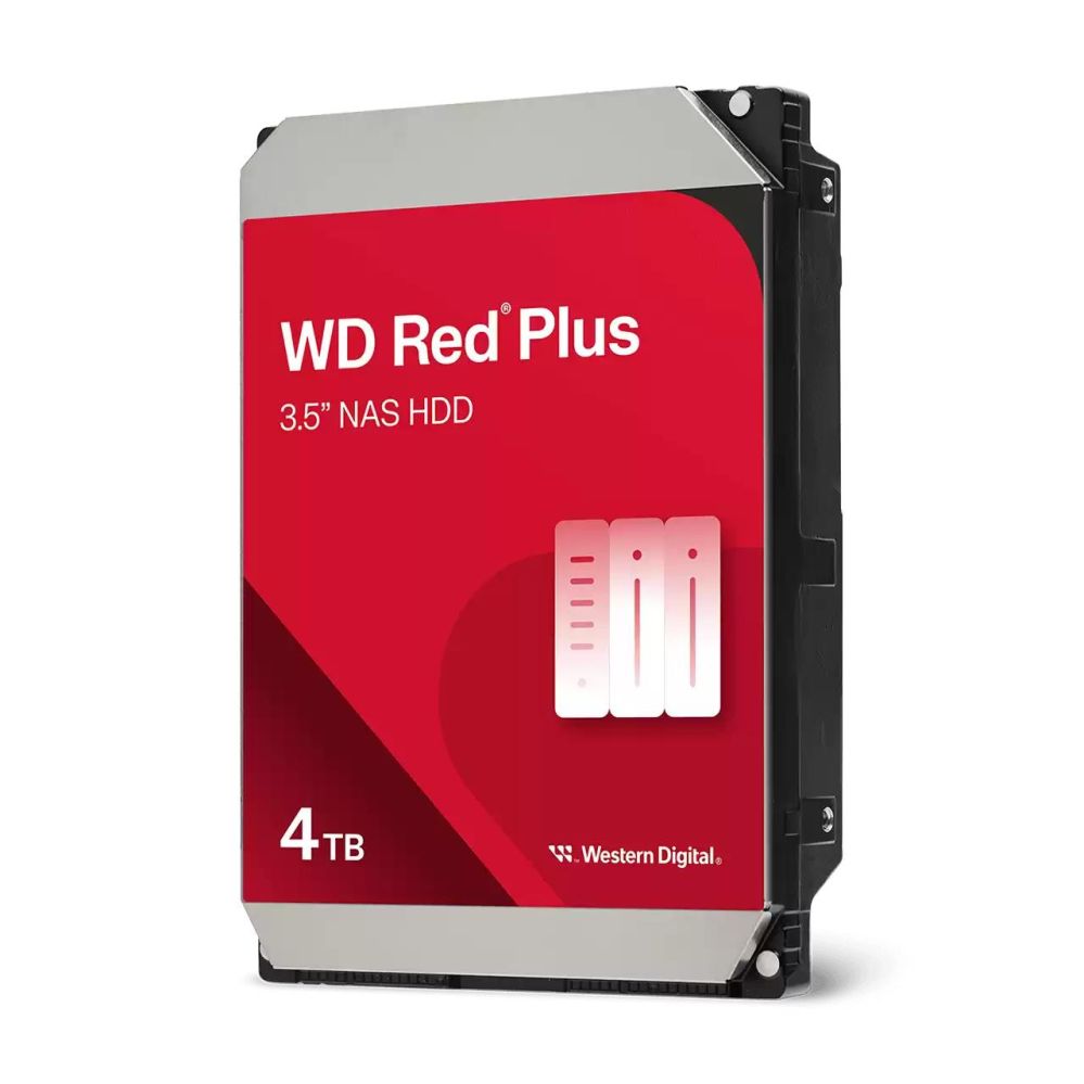 Kõvaketas HDD Western Digital HDD||Red Plus|4TB|128 MB|5400 rpm|3,5"|WD40EFZZ