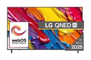 Televiisorid LG  TV Set||75"|4K/Smart|3840x2160|Wireless LAN|Bluetooth|webOS|Black|75QNED82A3B 