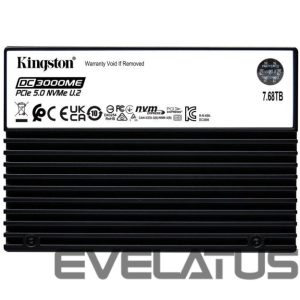 Жесткий диск SSD Kingston  SSD||SSD series DC3000ME|7.68TB|NVMe|NAND flash technology 3D TLC|Write speed 10000 MBytes/sec|Read speed 14000 MBytes/sec|Form Factor U.2|TBW 14.016 TB|MTBF 2000000 hours|SEDC3000ME/7T6 
