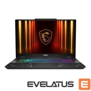 Sülearvuti MSI  Notebook||Cyborg|17 B13WFKG|CPU Intel® CoreT i7|i7-13620H|17.3 "|1920 x 1080 pixels|RAM 16 GB|DDR5-SDRAM|SSD 512 GB|Discrete graphics NVIDIA GeForce RTX 5060|8 GB|On-board graphics Yes|Numeric keypad Yes|OS installed Windows 11 Home|Colour Black|Weight 2.5 kg|5200 MHz|CYBORG17B13WFKG-229NL 