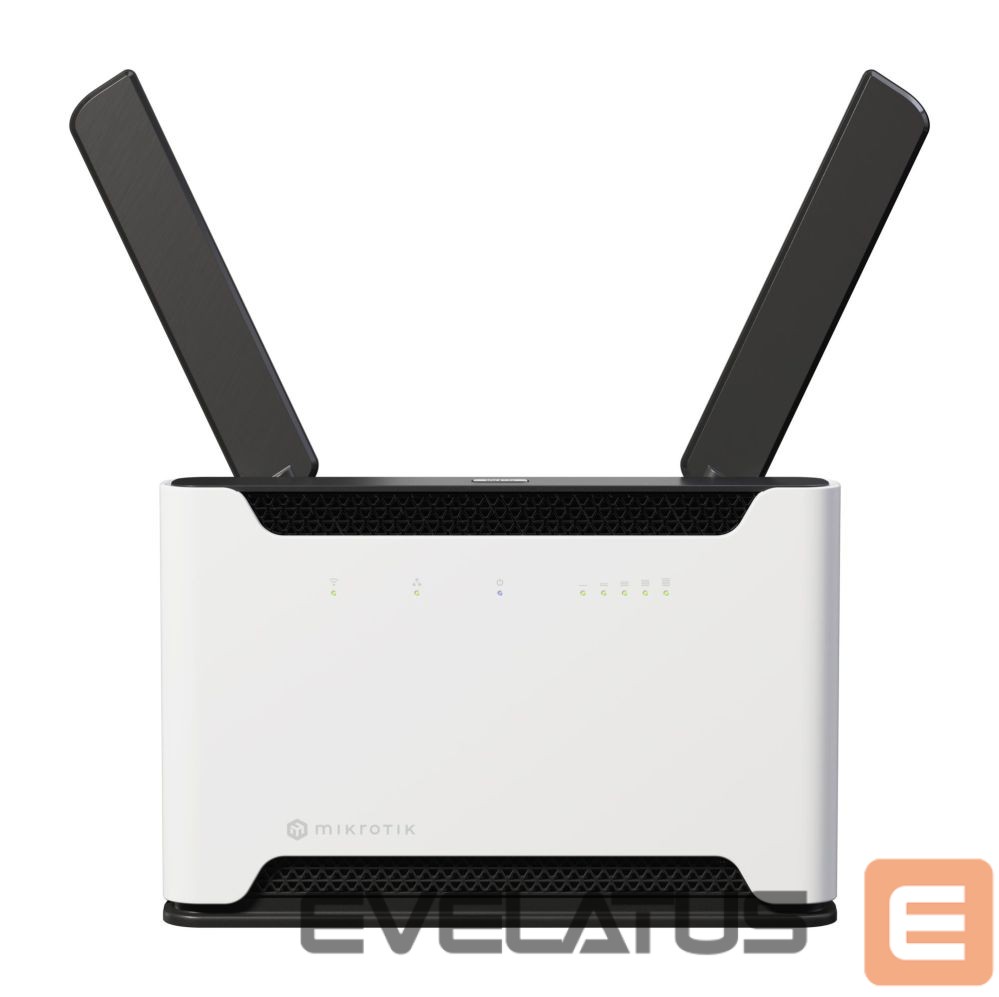 Роутер Mikrotik Wireless Router||Chateau LTE7 ax|Wi-Fi 6 (802.11ax)|SIM card slot Yes|3G Yes|4xLAN ports|USB port Yes|G+5HAXD2HAXD-TC&R11E-LTE7