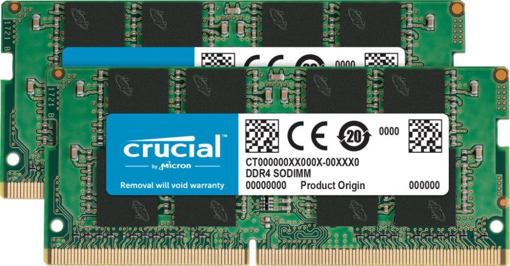 RAM DDR4 Crucial NB MEMORY 16GB PC25600 DDR4/SO KIT2 CT2K8G4SFRA32A