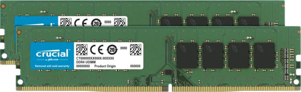 Operatiivmälu DDR4 Crucial MEMORY DIMM 16GB PC25600 DDR4/KIT2 CT2K8G4DFRA32A
