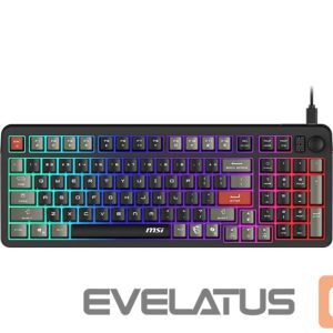 Arvuti klaviatuur MSI  KEYBOARD GAMING BLACK US/FORGE GK110 US 