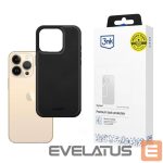 Citas preces 3MK  3mk Hardy Apple Silky Leather MagCase for iPhone 13 Pro - Black 