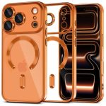 Kitos prekės Tech-Protect  Tech-Protect MagFlex MagSafe Case for iPhone 17 Pro - Transparent Orange 