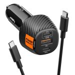 Muud kaubad Spigen  Spigen Essential EV1133 3-port car charger - black 