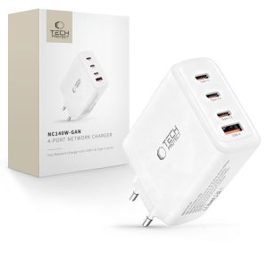 Muud kaubad Tech-Protect  Tech-Protect NC140W-GAN 4-Port 140W Wall Charger - White 