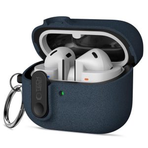 Muud kaubad Tech-Protect  Tech-Protect Slim Hook Case for Samsung Galaxy Buds 3 / 3 FE / 3 Pro - Navy Blue 