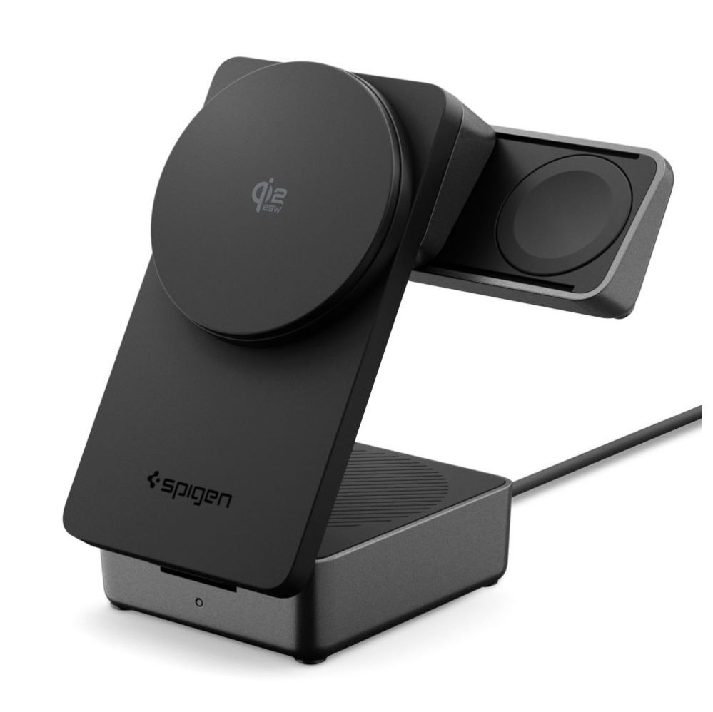 Muud kaubad Spigen Spigen Essential Qi2.2 25W 3in1 MagSafe Magnetic Wireless Charger - Black