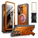 Citas preces Supcase  Supcase Unicorn Beetle Pro Mag MagSafe 2-set Case for Samsung Galaxy S26 Ultra - Black and Orange 