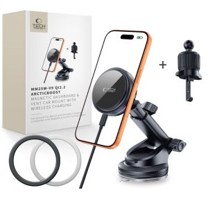 Muud kaubad Tech-Protect  Tech-Protect V9 MagSafe 25W Qi 2.2 Car Charger - Black 