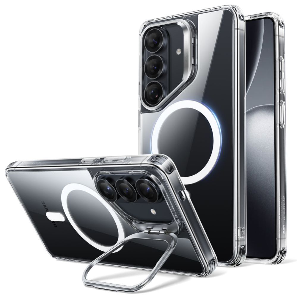 Muud kaubad ESR ESR Classic Hybrid Kickstand MagSafe Case for Samsung Galaxy S26 - Transparent