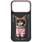 Muud kaubad Nimmy  Nimmy Glasses Cool Cat Case for iPhone 17 Pro Max - Black 