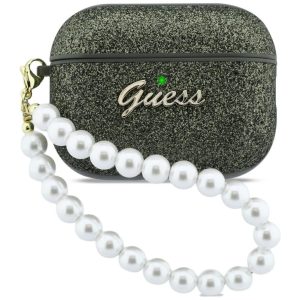Other goods Guess  Guess Glitter Pearl Strap Case for AirPods Pro 3 - Black and Glitter 