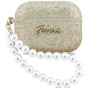 Other goods Guess  Guess Glitter Pearl Strap Case for AirPods Pro 3 - Gold 