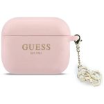 Muud kaubad Guess  Guess Silicone 4G Charm Case for AirPods Pro 3 Pink 
