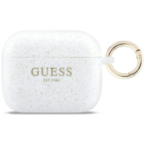 Other goods Guess  Guess Silicone Glitter Ring Case for AirPods Pro 3 - White 