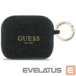 Citas preces Guess  Guess Silicone Glitter Ring Case for AirPods Pro 3 - Black 