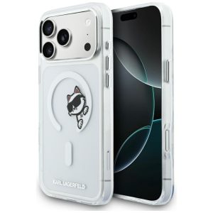 Kitos prekės Karl Lagerfeld  Karl Lagerfeld IML Peekaboo MagSafe Case for iPhone 17 Pro Max - Clear 