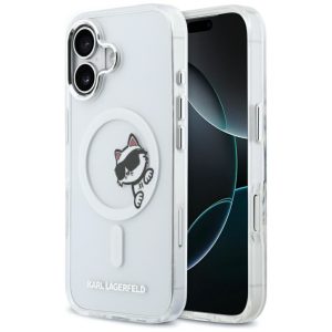Kitos prekės Karl Lagerfeld  Karl Lagerfeld IML Peekaboo MagSafe iPhone 17 Case - Transparent 